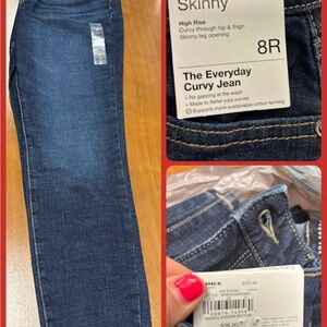 Sonoma Women's Skinny Jeans - Dark Blue